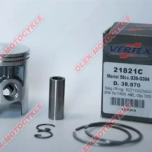 Píst Vertex MORINI G30, G304 50ccm (38,96mm) 2 kroužky Jen Po Omezenou Doba