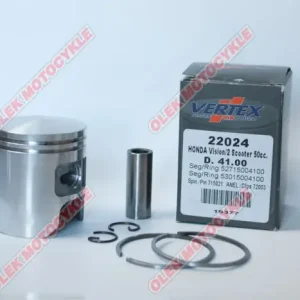 Píst Vertex HONDA KYMCO VISION 50, KYMCO 50 (42,50mm) (kroužky 53015004250 X 1, 52715004250 X 1) Cenová Bomba
