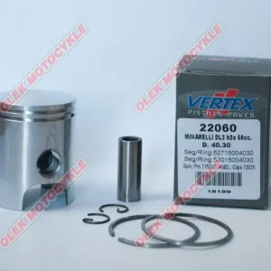 Píst Vertex MINARELLI 50,WATER COOLED 40,80 mm (+0,50 mm) (kroužky 53015004080 X 1, 52715004080 X 1) Výhodná Nabídka