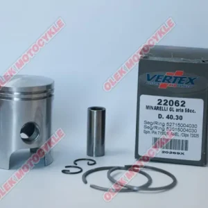 Pouze Dnes Píst Vertex MINARELLI 50 DL3,AIR COOLED 40,30 mm (NOM)