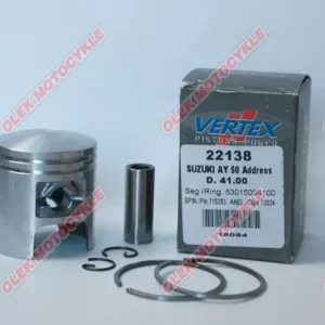 Akční Nabídka Píst Vertex SUZUKI MORINI, DERBI (skútr 50 ccm) (42,50mm=+1,50mm) čep 10mm