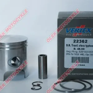 Píst Vertex TOP PERFORMANCES skútr 50 (KIT 75ccm) (47,95mm=nominální) čep 12mm Omezená Nabídka