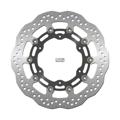 NG přední brzdový kotouč YAMAHA FJR1300 03-19, MT-01 05-06, XV1700 09-17, YZF R7 99-02 (320X132X5mm) (6X8,5mm) WAVE plovoucí (prostředek hliníkový) Finální Výprodej