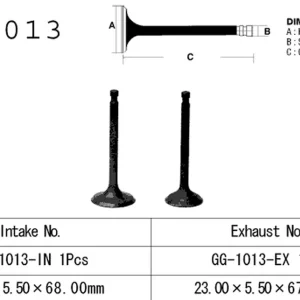 Záruka V Ceně VESRAH sací ventil HONDA ATC 90 71-78, ATC 110 79-85, CT 90 70-79, ST 90 73-75 (14711-943-801,14711-943-801) (1 kus) vyrobeno v Japonsku