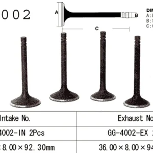 Profesionální VESRAH sací ventil KAWASAKI KZ 750 76-84 (12004-014) (1 kus) vyrobeno v Japonsku