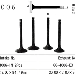Akční Cena VESRAH sací ventil KAWASAKI KZ 400 78-79 (12004-1001) (1 kus) vyrobeno v Japonsku