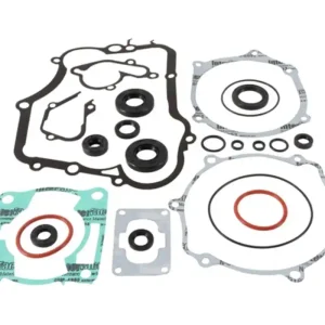 Moderní WINDEROSA (VERTEX) kompletní sada těsnění včetně těsnění motoru GAS GAS EX 350F 21-22, HUSQVARNA FC 350 19-22, FE 350 20-22, FE 350S 20-22, FX 350 20, KTM EXC-F 350 20-22, SX-F 350 19-22, XC-F 350 19-22, XC-FW 350 20-22