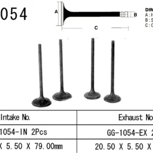 Must-Have VESRAH sací ventil HONDA cmX 250 REBEL 96-20 (14711-KC1-920) (1 kus) vyrobeno v Japonsku