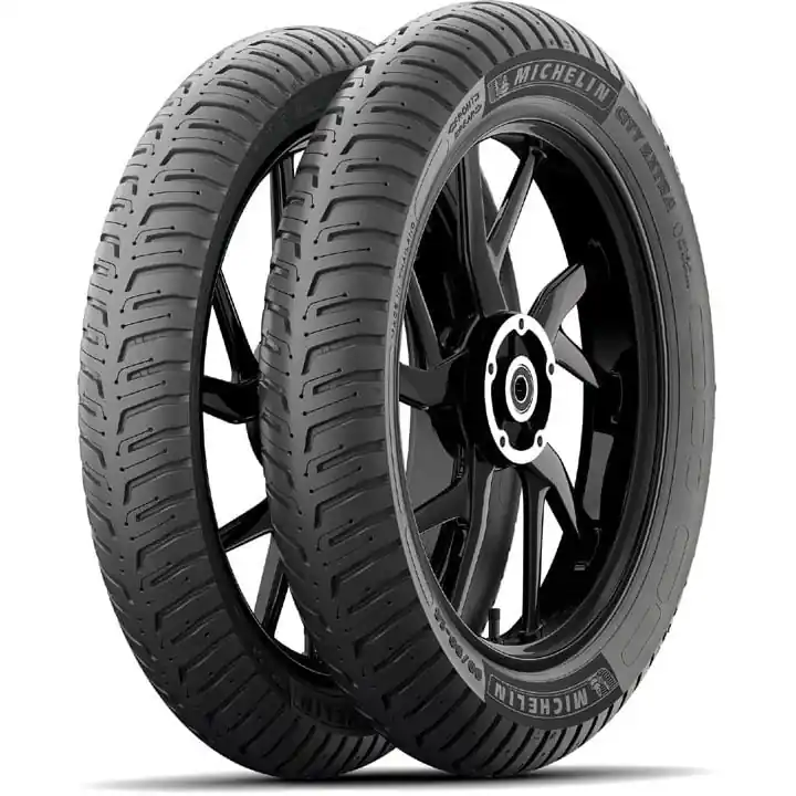 Luxusní MICHELIN 80/80-14 CITY EXTRA 43S REINF TL M/C PŘEDNÍ/TYL DOT 2023