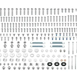Sleva PSYCHIC sada šroubů, NAKRETEK, podložka i objímky/pouzdraK na montáž plastů HONDA CR 125 / 250 / 500 85-01 (modely ZE ocel rám)