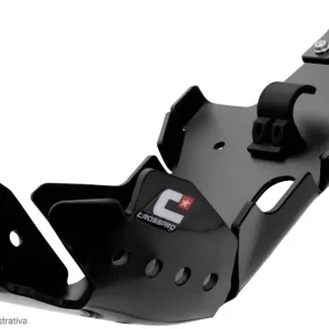 CROSSPRO kryt motoru a přepákování (PRO-kabel) plastový DTC HARD ENDURO KTM SX 250/300 17-18, HUSQVARNA TE 250/300 17-19 barva černá Exkluzivní