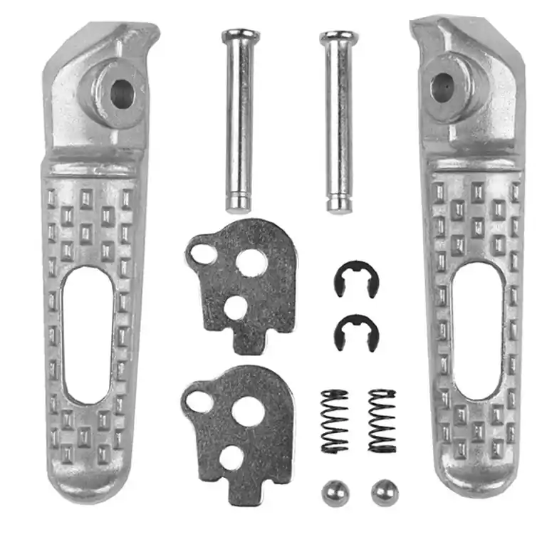 Nízká Cena BIKETEC PARTS sada stupaček pasažéra kompletní s upevněním HONDA CBR 600RR / CBR 1000RR 03-14 barva stříbrná