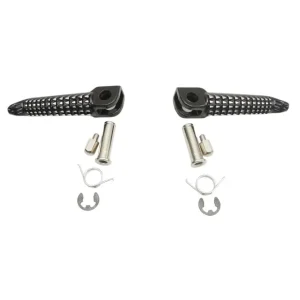 Luxusní BIKETEC PARTS sada stupaček kompletní s upevněním KAWASAKI ZX-6R/ZX-10R 03-13, NINJA 650R 06-13, ER6 09-10, KLE 650 08-13, s 750 04-11, s 1000 03-13, s 1000SX 11-13 barva černá