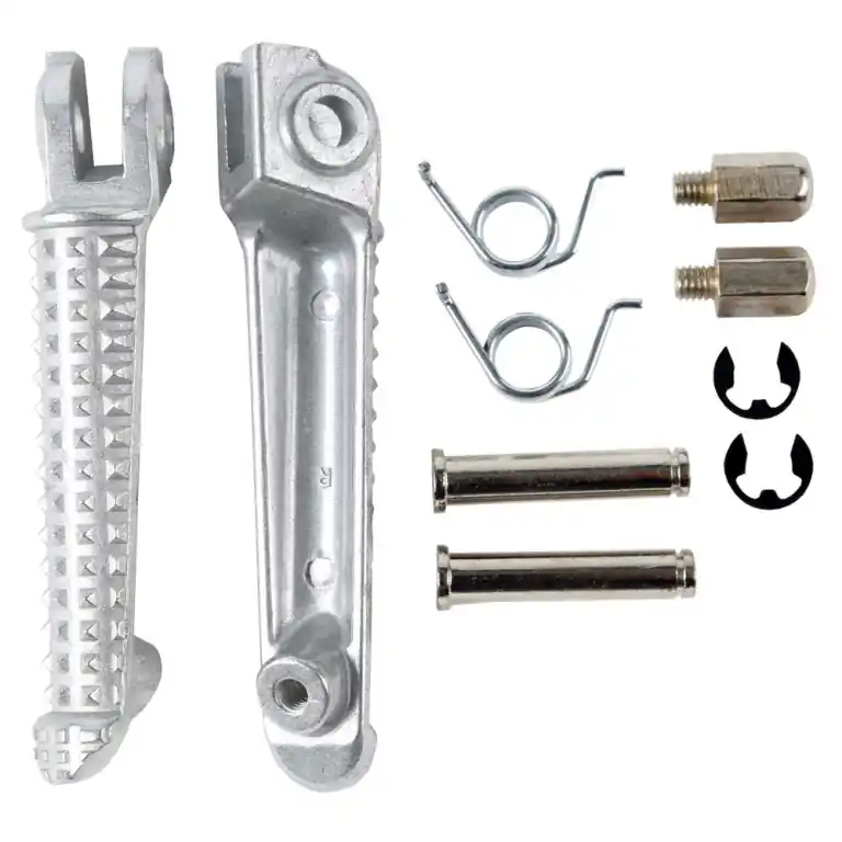 Omezená Nabídka BIKETEC PARTS sada stupaček kompletní s upevněním YAMAHA YZF R1 98-11, YZF R6 99-12 barva stříbrná