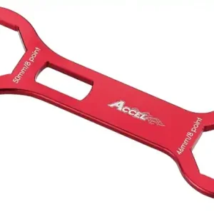 ACCEL servisní klíč na přední zavěšení SHOWA 47/48mm, 47/48 SFF pro vyšroubování horní osmihranné matice 50mm ( HONDA, KAWASAKI, SUZUKI) barva černá (FCW01) (FCW-01) Značkový