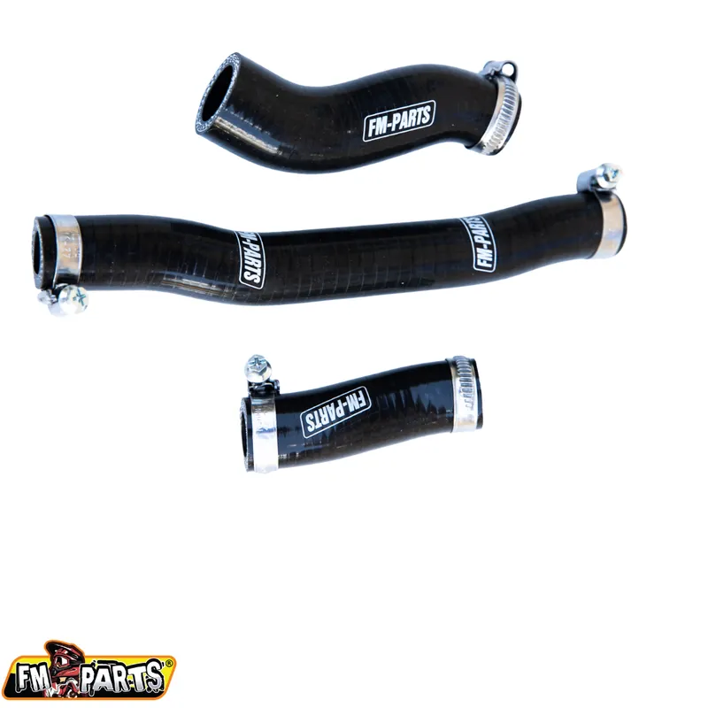 Záruka V Ceně FM-PARTS silikonové hadice chladiče KTM EXC 250/300 TPI 20-23, HUSQVARNA TE/TEI 250/300 TPI 20-23 ,GAS-GAS EC 250/300 TPI 20-23 barva černá