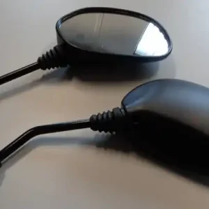 GZ zrcátko univerzální oválné levé i pravé (komplet) závit HONDA M8 barva černá Značkový