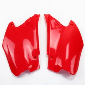 Akce UFO boční tabulky na startovací číslo HONDA CR 125/250 00-01, barva červená