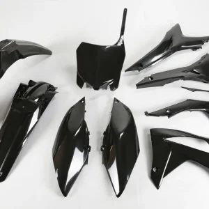 Jen Po Omezenou Doba UFO kompletní sada plastů HONDA CRF 250R 14-17, CRF 450R 13-16 s kryty vzduchových filtrů barva černá