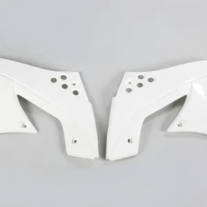 UFO kryty chladiče KAWASAKI KXF 250 09-12, barva bílá Jen Po Omezenou Doba