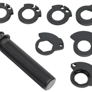 PSYCHIC plynová rukojeť hliníkový se 7 adaptéry HONDA CR 125/250 89-07, CRF 250R 04-20, RX 19-20, KTM SX/EXC 2T 98-20, SXF/EXCF 4T 02-20, KAWASAKI KXF 250 04-20, KXF 450 06-20, BETA 250/300RR 13-19 Sezónní Sleva