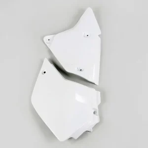 Bezpečná Platba UFO boční tabulky na startovací číslo SUZUKI DRZ 400E 00-24 (1 kus levý) barva bílá