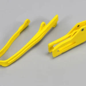 Značkový UFO komplet kluzák + vodítko řetězu SUZUKI RMZ 450 07, 10-17, barva žlutá