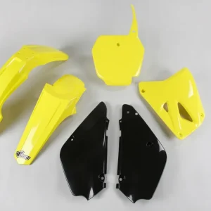 Výhodná Nabídka UFO kompletní sada plastů SUZUKI RM 85 00-24 restyling barva 17 (žlutá/černá-restyling) (SU405KE999K)