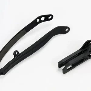 Cenový Hit UFO komplet kluzák + vodítko řetězu YAMAHA YZ 125/250 09-14, YZF 250 09-23, YZF 450 09-22, WRF 250/450 09-25 barva černá