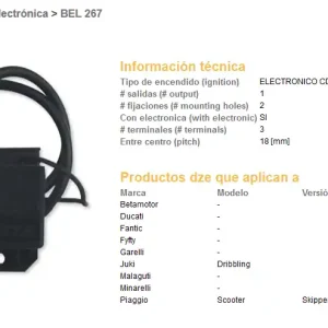 Hromadná Objednávka DZE cívka FANTIC/MALAGUTI/MINARELLI/PIAGGIO/BETAMOTOR (32398010)