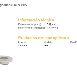 Originální DZE snímač otáček YAMAHA YBR 125 00-01 (250 OHM)