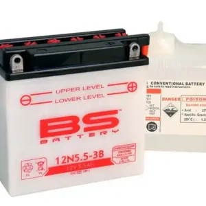 Velkoobchod BS akumulátor 12N5,5-3B (12N5,5-3B) 12V 5,5AH 138X61X131 obsluhovaný - elektrolyt zvlášť (44A) (6) UE2019/1148