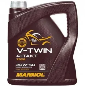MANNOL motorový olej 4T V-TWIN 20W50 4 L MA2 FULL syntetic (JASO MA/MA2, API SL) (4) Vrácení Zdarma