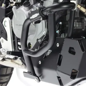 CROSSPRO GMOLE hliníkové dolní kryty motoru i chladiče CF MOTO 450 MT 24 barva černá (kompatibilní s ORYGINALNĄ PŁYTĄ) Super Cena