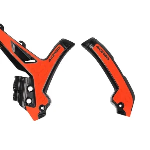 ACERBIS kryty rámu X-GRIP KTM EXC / EXC-F / XC-W 24-25, SX / SX-F / XC / XC-F 23-25 barva černá / oranžová Luxusní