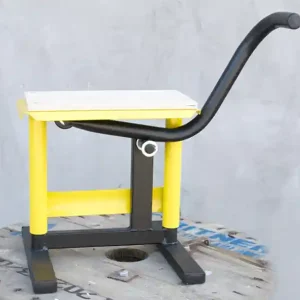 BIKETEC stojan/zvedák/podstavec motocyklu CROSS barva žlutá/černá Trendový