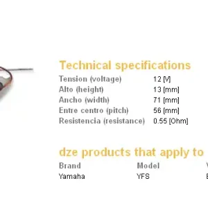 DZE cívka nabíjení YAMAHA YFS 200 BLASTER (2X5-81313-MO) Hromadná Objednávka