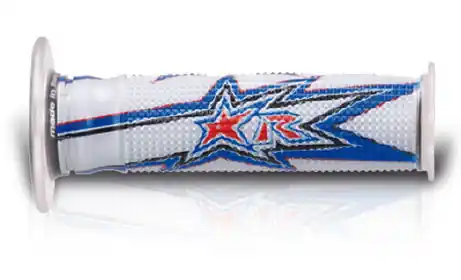 ARIETE řazení (gripy) 02632-RBA EVO ROAD (120 mm) bez otvoru barva bílá/světle modrý Výhodná Nabídka