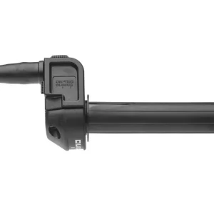 DoMINO plynová rukojeť univerzální kompletní ON ROAD 2T APRILIA / RIEJU / GILERA / YAMAHA DT s krytem barva černá Trendový