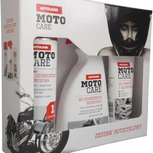 AUTOLAND MOTOCARE dárková sada pro motorkáře (na čištění řetězu 500ML, pro čištění motocyklu 500ML, na chrom a hliník 150ML) (4) Jen Po Omezenou Doba