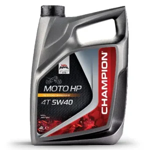 Rychlé Dodání CHAMPION motorový olej MOTO HP 4T 5W40 4L MA2 polosyntetický (AKC)