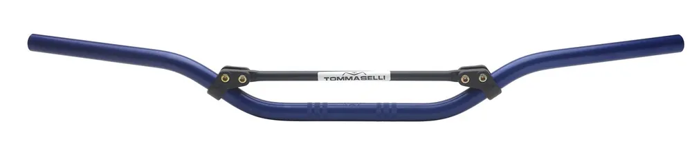 TOmmASELLI (doMINO) řidítka hliníková 22mm low s hrazdou barva světle modrá Profesionální