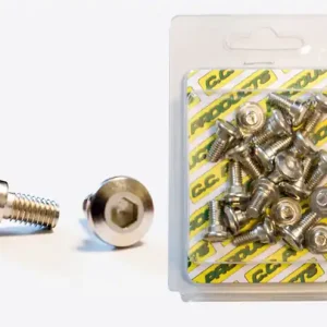 Omezená Nabídka CC šrouby brzdového kotouče přední KAWASAKI KX/KXF (20kusů) M6, ploché- IMBUS, 10,9HRC (1083-16) (CC PRODUCTS)