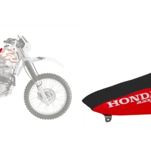 Cenová Bomba BLACKBIRD potah sedla HONDA XR 600 88-99 LOGO HONDA, TRADITIONAL, barva černá/červená