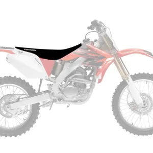 BLACKBIRD potah sedla HONDA CRF 250R 04-09, CRF 250X 04-21, CRF 450X 04-16 zebra barva černá červená Horká Nabídka