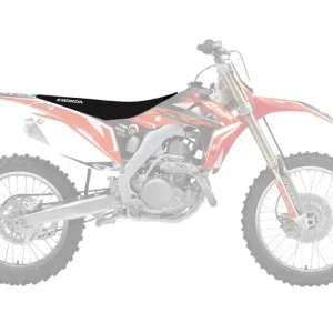 Výhodná Nabídka BLACKBIRD potah sedla HONDA CRF 250R 14-17, CRF 450R 13-16 zebra barva černá červená
