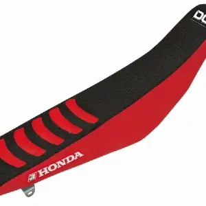 BLACKBIRD potah sedla HONDA CRF 250R 18-21, CRF 450R 17-20, CRF 450X 17-23 doUBLE GRIP 3 barva černá červená Cenová Bomba