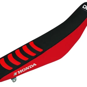 Vrácení Zdarma BLACKBIRD potah sedla HONDA CRF 250R 22-23, CRF 450R 21-23 doUBLE GRIP 3 barva červená/černá