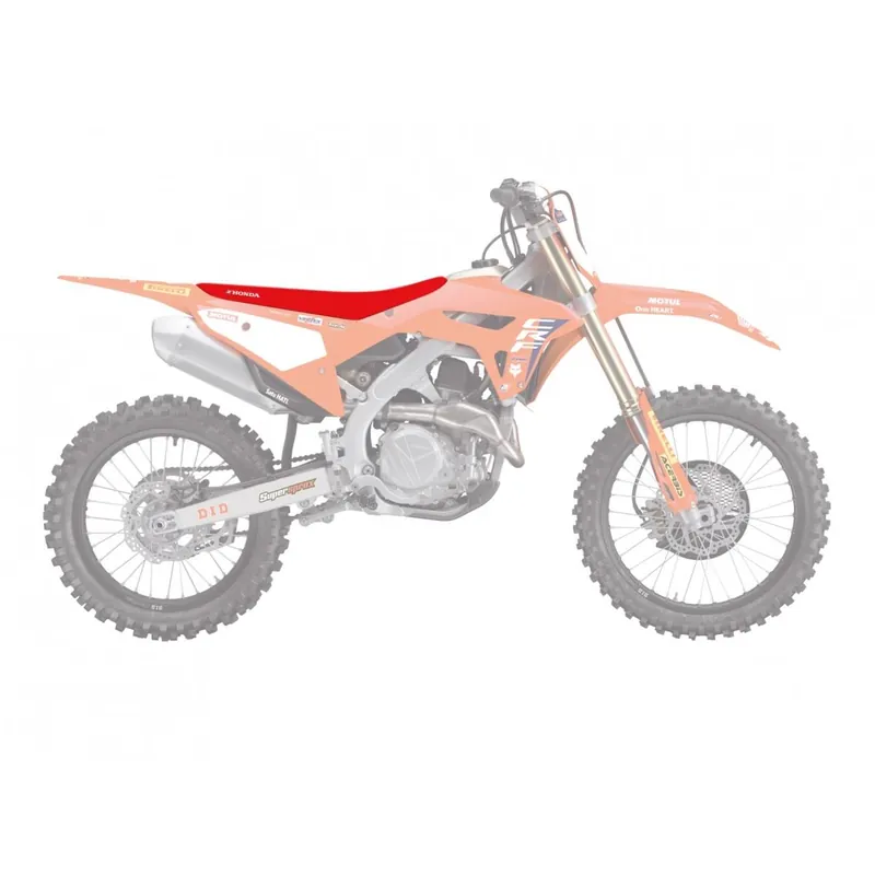 BLACKBIRD potah sedla HONDA CRF 250R 22-23, CRF 450R 21-23 REPLICA TEAM HRC 24 HONDA barva červená Pouze Dnes