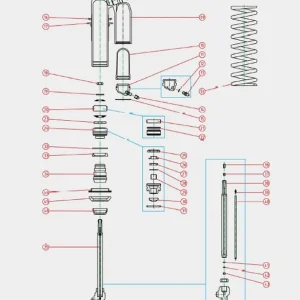 KYB membrána (BLADDER) tlumiče zadního 54/99 KAWASAKI KX 450F 19-22 (10) Novinka